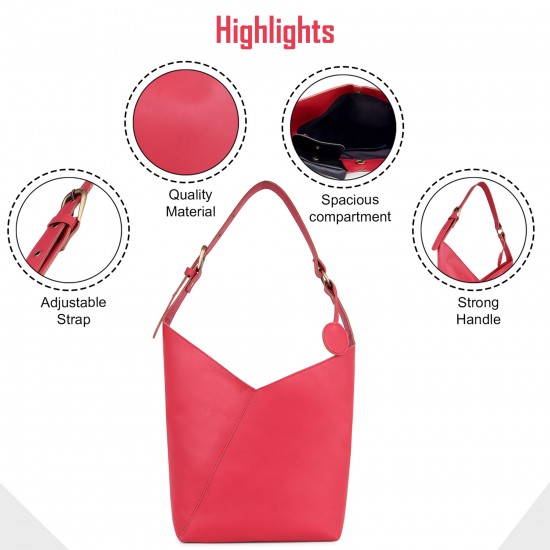 Red PU Women's Handbag (001)