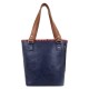 Women's blue PU handbag (002)