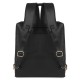 Unisex  black laptop backpack